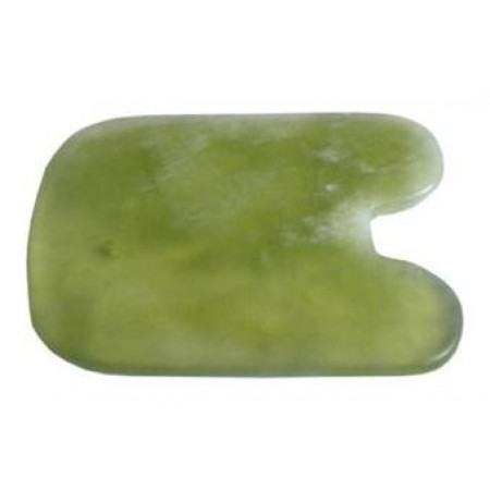 Peça Gua Sha - Jade  Rectangular