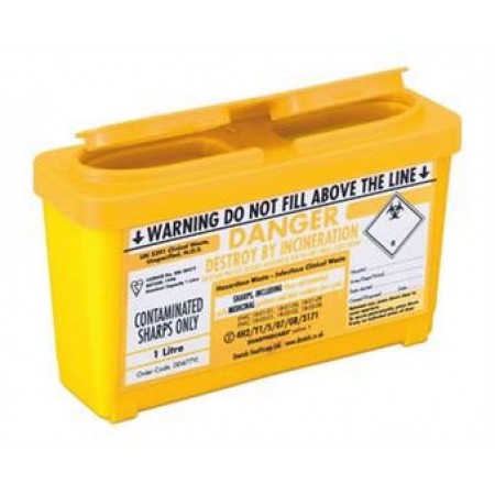 Contentor de agulhas - 1,0L